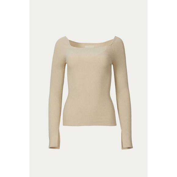 NEW HARRIS TAPPER octavia square top in ivory - Picture 2 of 5